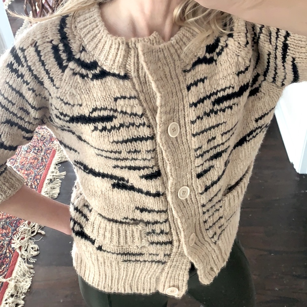 LEROY PERRY CHUNKY WOOL URUGUAY SWEATER